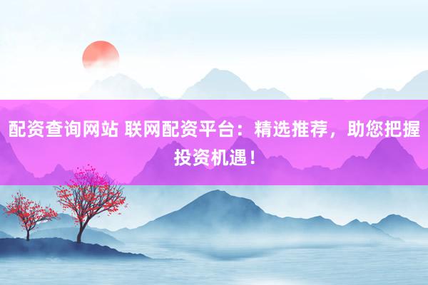 配资查询网站 联网配资平台：精选推荐，助您把握投资机遇！